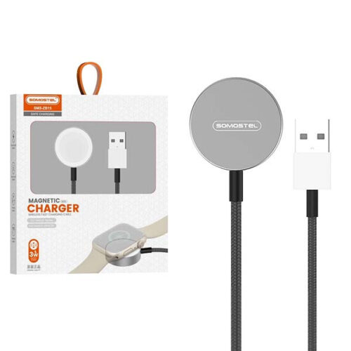 ŁADOWARKA BEZPRZEWODOWA SOMOSTEL DO APPLE WATCH CHARGING CABLE KABEL ZEGAREK USB-A SMS-ZB15