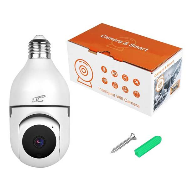 LTC VISION KAMERA OBROTOWA ŻARÓWKA GN.E27 230V PTZ WIFI IP 3 MPIX (APP TUYA/IOS/ANDROID) LXKAM34 5902270782011