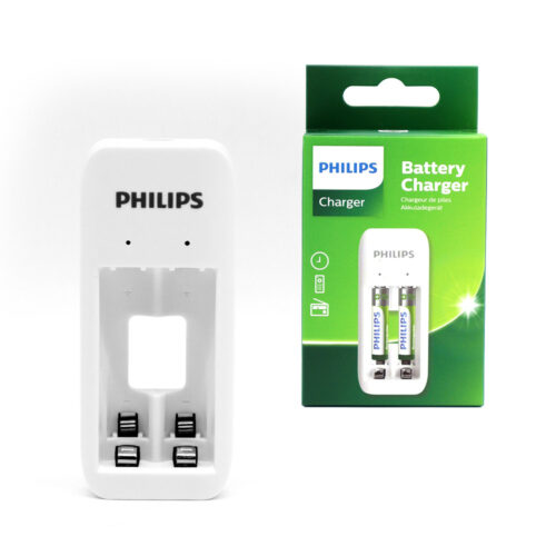 ŁADOWARKA DO AKUMULATORÓW PHILIPS + 2XAA 700mAh  Phil-SCB2070NB/00 - PORT USB 4895229120709