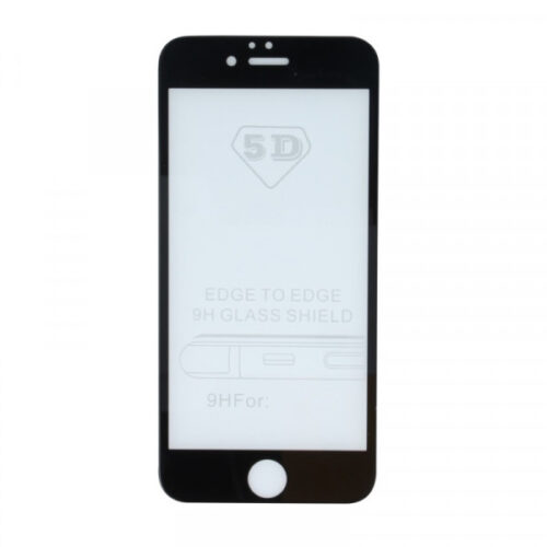 SZKŁO HARTOWANE 5D SAMSUNG S22 PLUS / S23 PLUS CZARNA RAMKA - SZKŁO OCHRONNE PŁASKIE 5900495064882