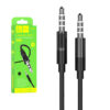 KABEL STEREO DENMEN JACK DO JACK 3,5 CALA  CZARNY 1M DX01 6973224874266