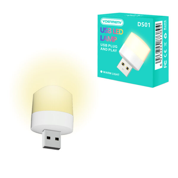LAMPKA USB DENMEN DIODOWA LED CIEPŁA DS01 6973224873894