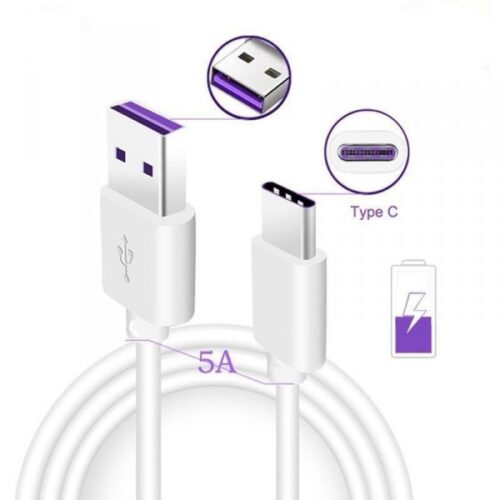 HUAWEI KABEL USB TYP-C 5A BIAŁY HL-1289 AP71 QC3.0 5904012360525