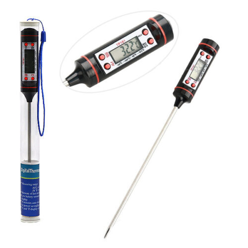 TERMOMETR KUCHENNY CYFROWY DO MIĘSA WINA LCD SONDA 5904238714058