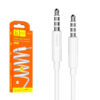 KABEL STEREO DENMEN JACK DO JACK 3,5 CALA BIAŁY 2M DX02 6973224873658