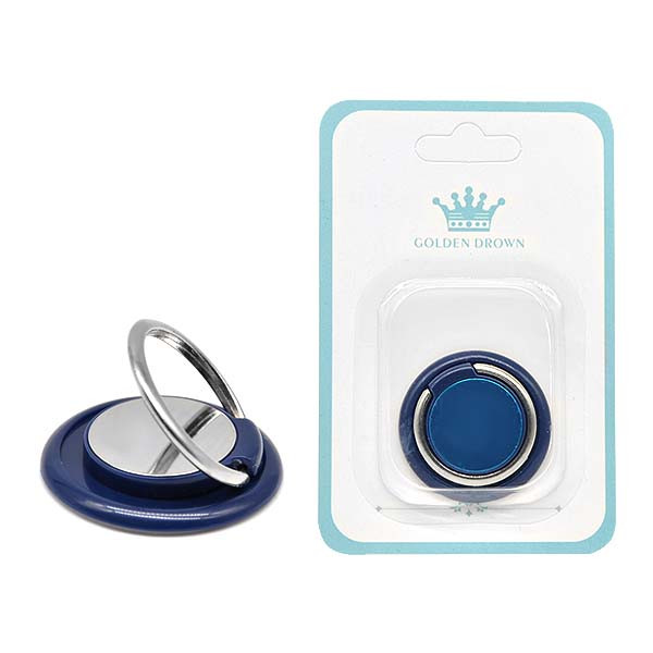 UCHWYT TELEFONU STOJAK PREMIUM UNIWERSALNY VEGA GRANATOWY RING HOLDER 5902012965870