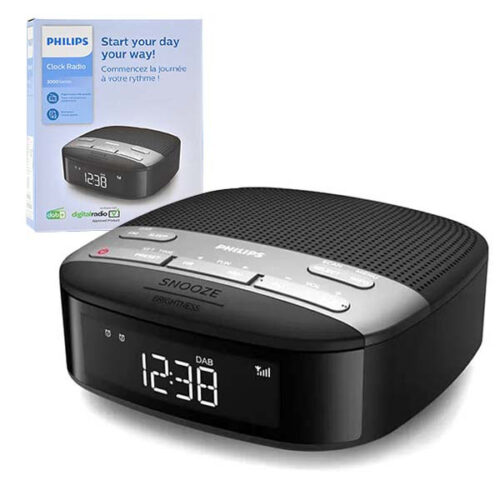 CYFROWE RADIO FM BUDZIK ALARM ZEGAR PHILIPS TAR3505/12 4895229108233