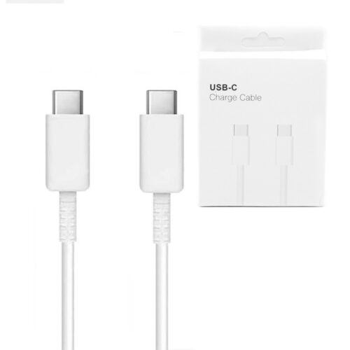 ECOBOX KABEL USB PD TYP-C DO TYP-C 5A 100W 1M BIAŁY USB3.0 6969202306027