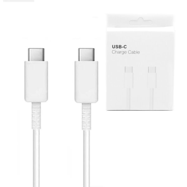 ECOBOX KABEL USB PD TYP-C DO TYP-C 5A 100W 1M BIAŁY USB3.0 6969202306027