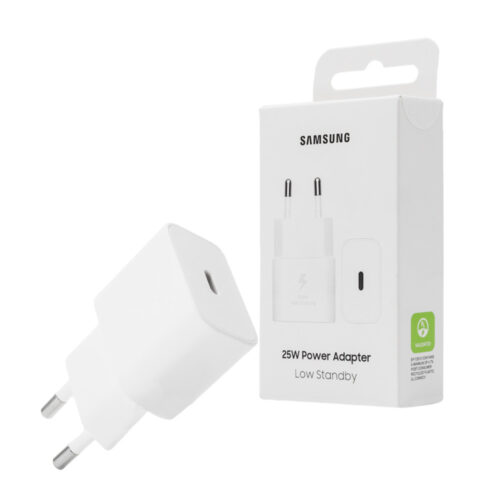 SAMSUNG ŁADOWARKA SIECIOWA TYP-C PD GAN 3A EP-T2510  25W BIAŁY BOX 8806094912081
