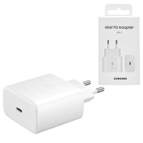 SAMSUNG ŁADOWARKA SIECIOWA TYP-C PD EP-TA845 45W BOX BIAŁY 8806090134654