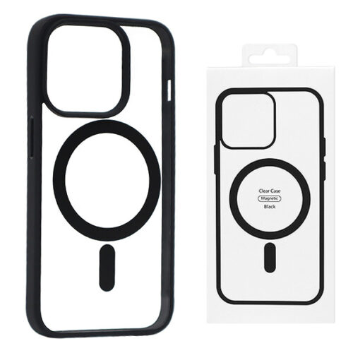 ECOBOX MAGSAFE CASE DO IPHONE 15 PRO ETUI NAKŁADKA FUTERAŁ CZARNY 5904238714966