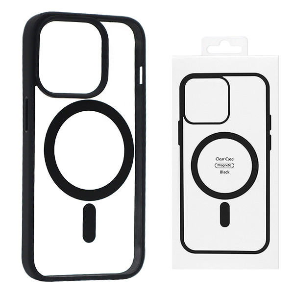 ECOBOX MAGSAFE CASE DO IPHONE 15 ETUI NAKŁADKA FUTERAŁ CZARNY 5904238714973
