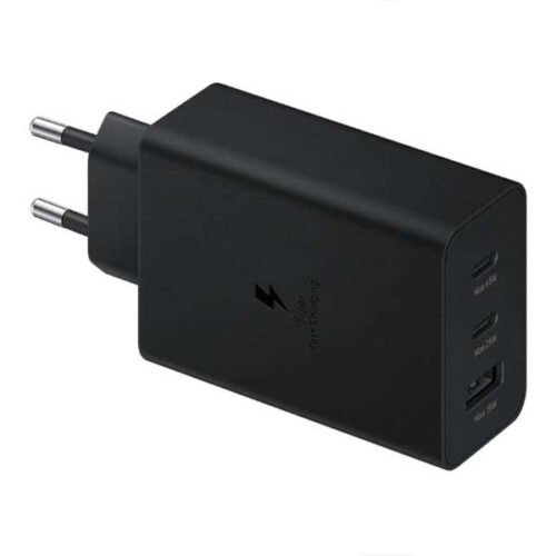 LITTE ŁADOWARKA SIECIOWA PD 2xUSB-C 1xUSB T6530 65W CZARNA (45)