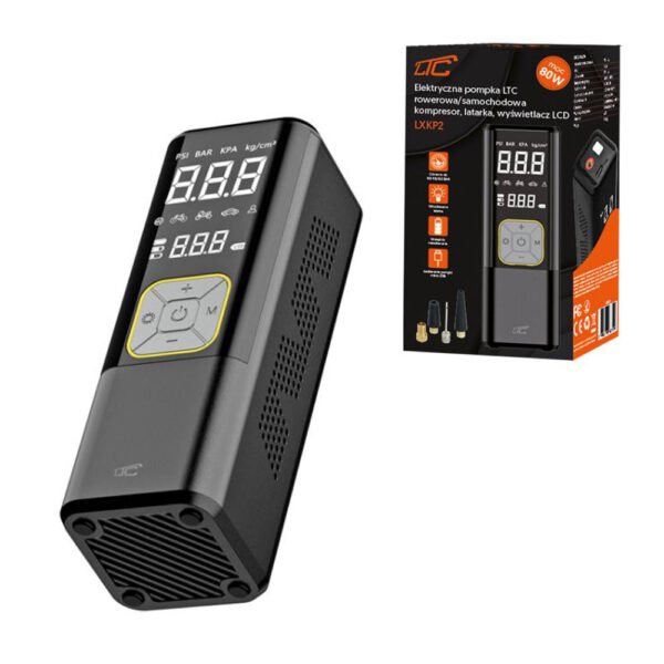 ELEKTRYCZNA POMPKA ROWEROWA SAMOCHODOWA LTC LXKP2 5902270787849