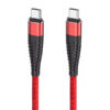 REDX KABEL USB PD TYP-C DO TYP-C 3A CZERWONY 2M OPLOT WZMACNIANY 5904238715352