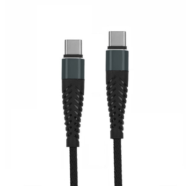 REDX KABEL USB PD TYP-C DO TYP-C CZARNY 2M OPLOT WZMACNIANY 5904238715376