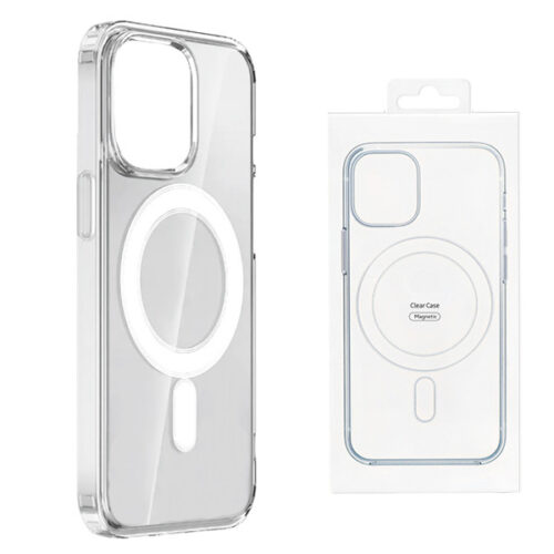 ECOBOX MAGSAFE MAGNETIC CASE DO IPHONE 15 PRZEŹROCZYSTY ETUI NAKŁADKA TRANSPARENT 5904238715864