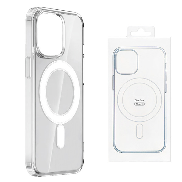 ECOBOX MAGSAFE MAGNETIC CASE DO IPHONE 15 PRZEŹROCZYSTY ETUI NAKŁADKA TRANSPARENT 5904238715864