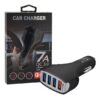ECOBOX ŁADOWARKA SAMOCHODOWA 4XUSB 7A CZARNA 5902012968604