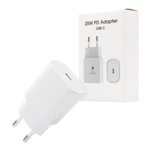 ECOBOX ŁADOWARKA SIECIOWA 3,6A 25W BIAŁA PD TYP-C TA800 SINGLE