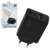 ECOBOX ŁADOWARKA SIECIOWA GAN PD 2xUSB-C 1xUSB 65W T6530 CZARNY