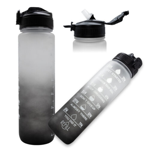 TRUSTY BUTELKA SPORTOWA / MOTYWACYJNA BIDON REFILL BIAŁO-CZARNY 5904238717288