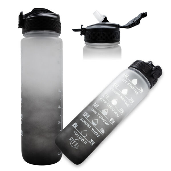 TRUSTY BUTELKA SPORTOWA / MOTYWACYJNA BIDON REFILL BIAŁO-CZARNY 5904238717288