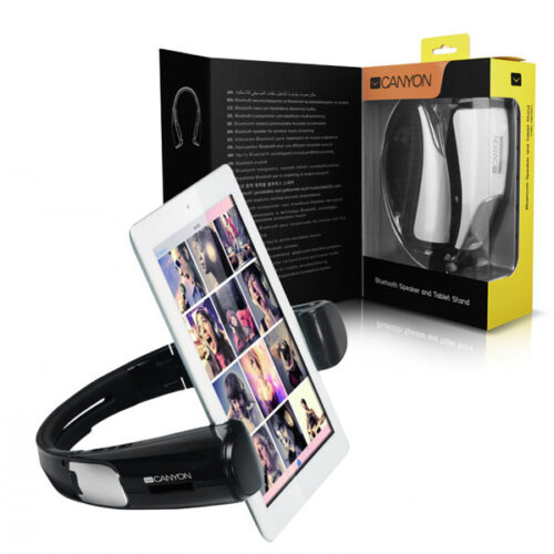 GŁOŚNIKI BLUETOOTH CANYON PODSTAWKA CZARNY CNS-CBTSP1S 8717371863784