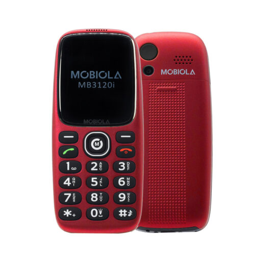TELEFON GSM MOBIOLA DLA SENIORA MB3120i  2G CZERWONY 8594203271050