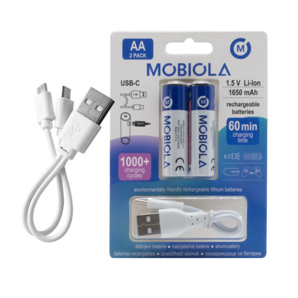 BATERIA / AKUMULATOR MOBIOLA  MBAA1650 USB-C 8594203271197