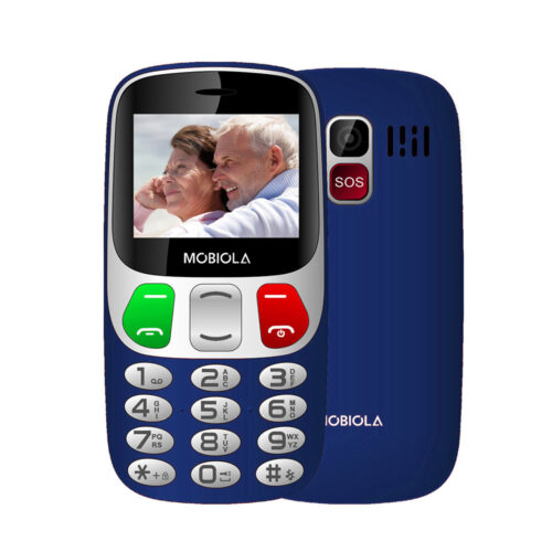 TELEFON GSM MOBIOLA  MB800 NIEBIESKI 2G TELEFON DLA SENIORA 8594203270404