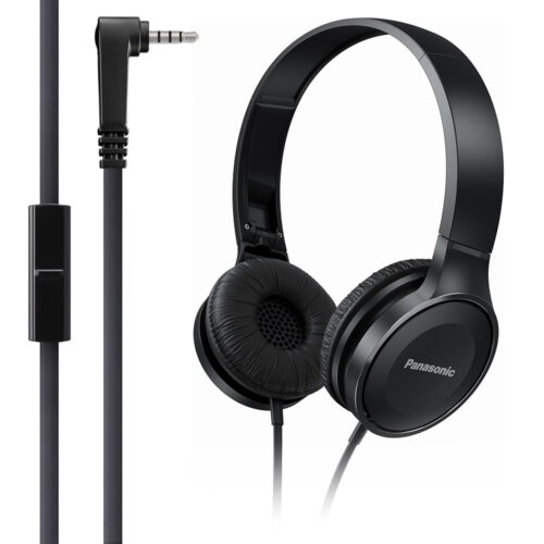 PANASONIC SŁUCHAWKI PRZEWODOWE NAUSZNE PANASONIC RP-HF100ME-K 5025232846702
