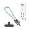ECOBOX KABEL  240W TYP-C DO TYP-C SMYCZ NA NADGARSTEK TĘCZA BIAŁA 5904238719596