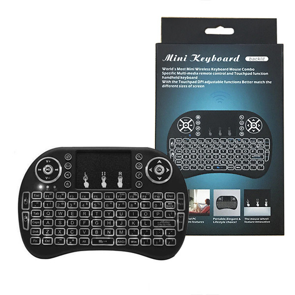 PODŚWIETLANA KLAWIATURA BEZPRZEWODOWA TRUSTY MINI SMART TV TRX 5900211869449