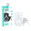 POWER BANK DENMEN BATERIA AWARYJNA 10000mAh +15W BIAŁA MAGSAFE DP18 USB + TYP-C 6973224874945