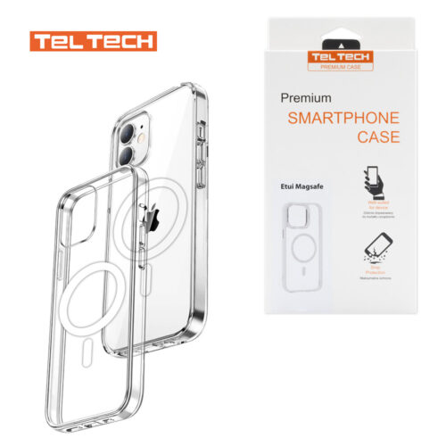 TELTECH MAGSAFE MAGNETIC CASE DO IPHONE 14 PRO PRZEŹROCZYSTY ETUI NAKŁADKA TRANSPARENT 5904238716199
