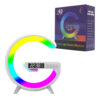 ECOBOX LAMPKA NOCNA LED ŁADOWARKA INDUKCYJNA QI GŁOŚNIK ZEGAR BUDZIK RGB MAŁA 5904238719008