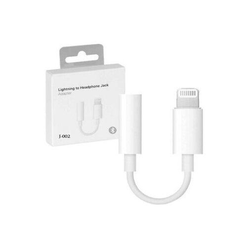 ECOBOX ADAPTER LIGHTNING DO MINI JACK 3,5MM IPHONE PRZEJŚCIÓWKA BIAŁY J-002 5904238701188