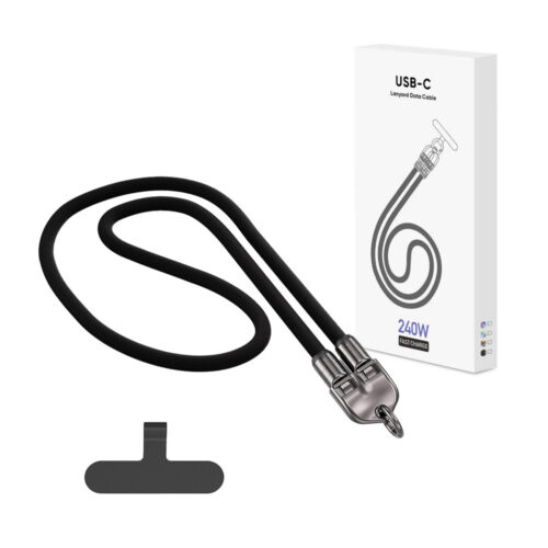 ECOBOX KABEL  240W TYP-C DO TYP-C SMYCZ NA SZYJE 5904238719503