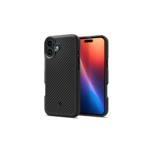 ETUI SPIGEN CORE ARMOR IPHONE 16 6,3' PRO MATT BLACK CZARNY POKROWIEC 8809971230698