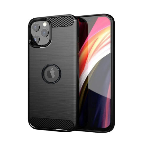 ETUI CARBON CASE DO IPHONE 13 CZARNA NAKŁADKA ETUI PLECKI 5903396120268