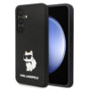 KARL LAGERFELD LIQUID SILICONE CHOUPETTE NFT CASE FOR SAMSUNG GALAXY S24 CZARNY 3666339242329