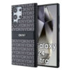 DKNY PC/TPU REPEAT PATTERN TONAL STRIPE CASE FOR SAMSUNG S24 ULTRA CZARNY 3666339287498