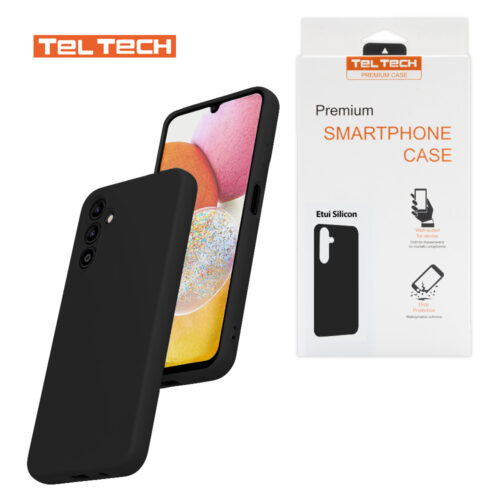 TELTECH NAKŁADKA SILICON CASE DO SAMSUNG S24 FE CZARNY 5904238720707