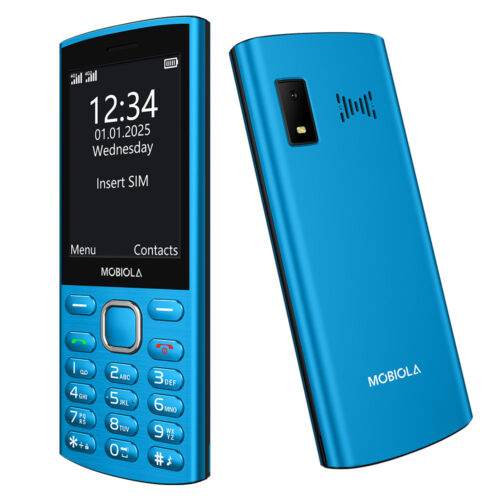 TELEFON GSM MOBIOLA MB4280 4G NIEBIESKI TELEFON KLASYCZNY DLA SENIORA 8594203271661