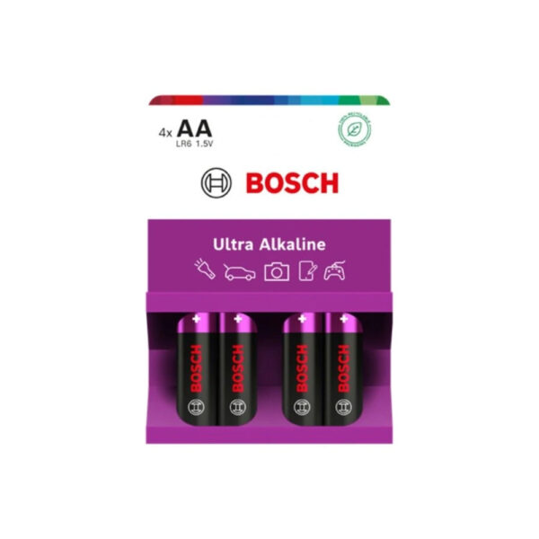 BATERIA BOSCH 4SZT AA ULTRA ALKALINE LR6UA4B/00 8594162800063