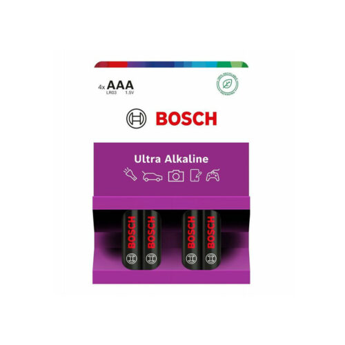 BATERIA BOSCH 4SZT AAA ULTRA ALKALINE LR03UA4B/00 8594162800087