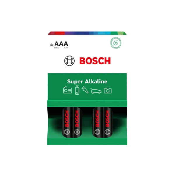 BATERIA BOSCH 4SZT AAA SUPER ALKALINE LR03SA4B/00 8594162800148