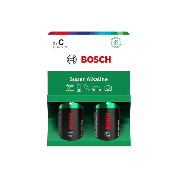 BATERIA BOSCH 2SZT C SUPER ALKALINE LR14SA2B/00 8594162800193
